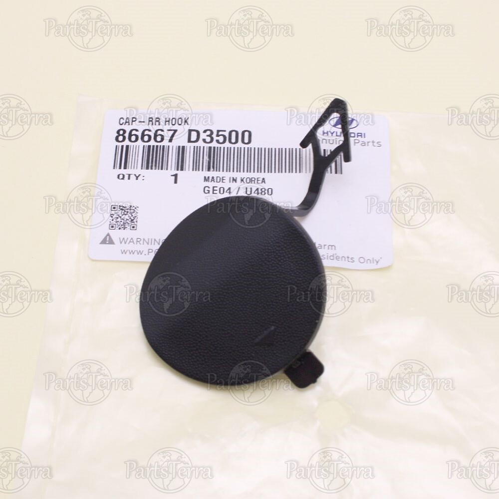 86667D3500 Genuine OEM HYUNDAI Rear Bumper Tow Hook Eye Cover