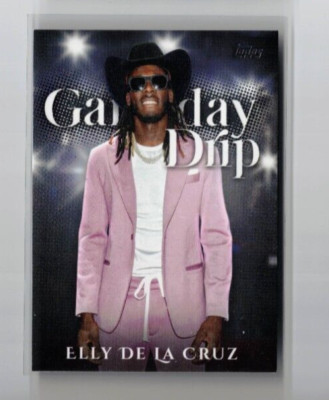 2025 Topps Celebration Gameday Drip Elly De La Cruz Cincinnati