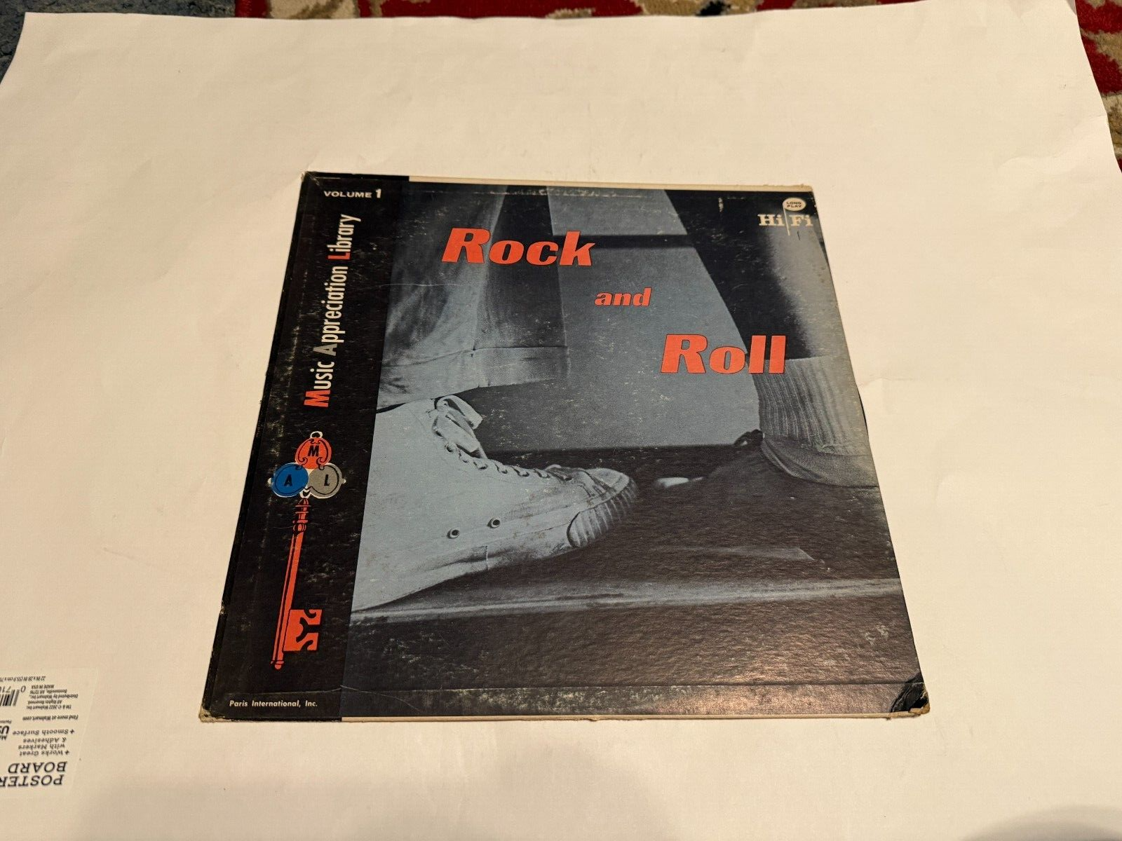 Rock and Roll Music Appreciation Library Vinyl LP Paris International Edition
