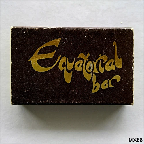 Hotel Equatorial Bar Jalan Sultan Ismail Kuala Lumpur Malaysia Matchbox (MX88) - Picture 1 of 3