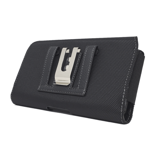 Cell Phone Carrying Case Pouch Metal Clip Holster For Phone with Bulky Cover on - Imagen 8 de 10