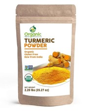 Organic Turmeric Powder W/Curcumin  35.27 Ounce / 2.2 LBS  USDA Organics and N