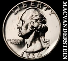 1964 Washington Quarter- Silver- Choice Gem Proof Luster- No Reserve #K2874