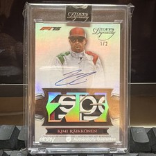 2025 Topps Dynasty F1 Formula 1 Kimi Raikkonen 1/2 SPARCO PATCH