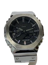 CASIO Solar Watch G SHOCK Digital Analog Stainless SLV SLV SS