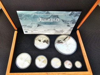 2019 Mexico 7 Piece Proof Set Silver Libertad