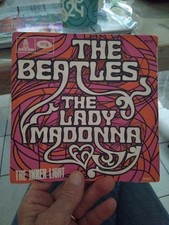 Miss.print.tres.rare.SP 45 T  The Beatles "The Lady Madonna " 