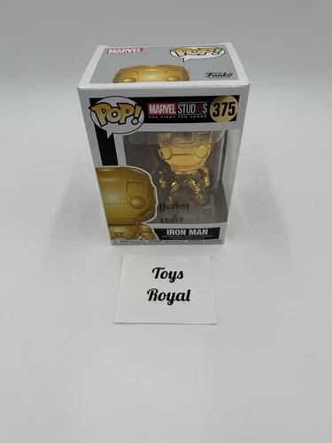 Iron Man (Gold Chrome) Funko Pop! Marvel Studios The First Ten Years #375