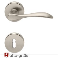 Conmetall TüRgriff Bremen Rosette Nickel Matt Bb TüRdrüCker TüRbeschlag
