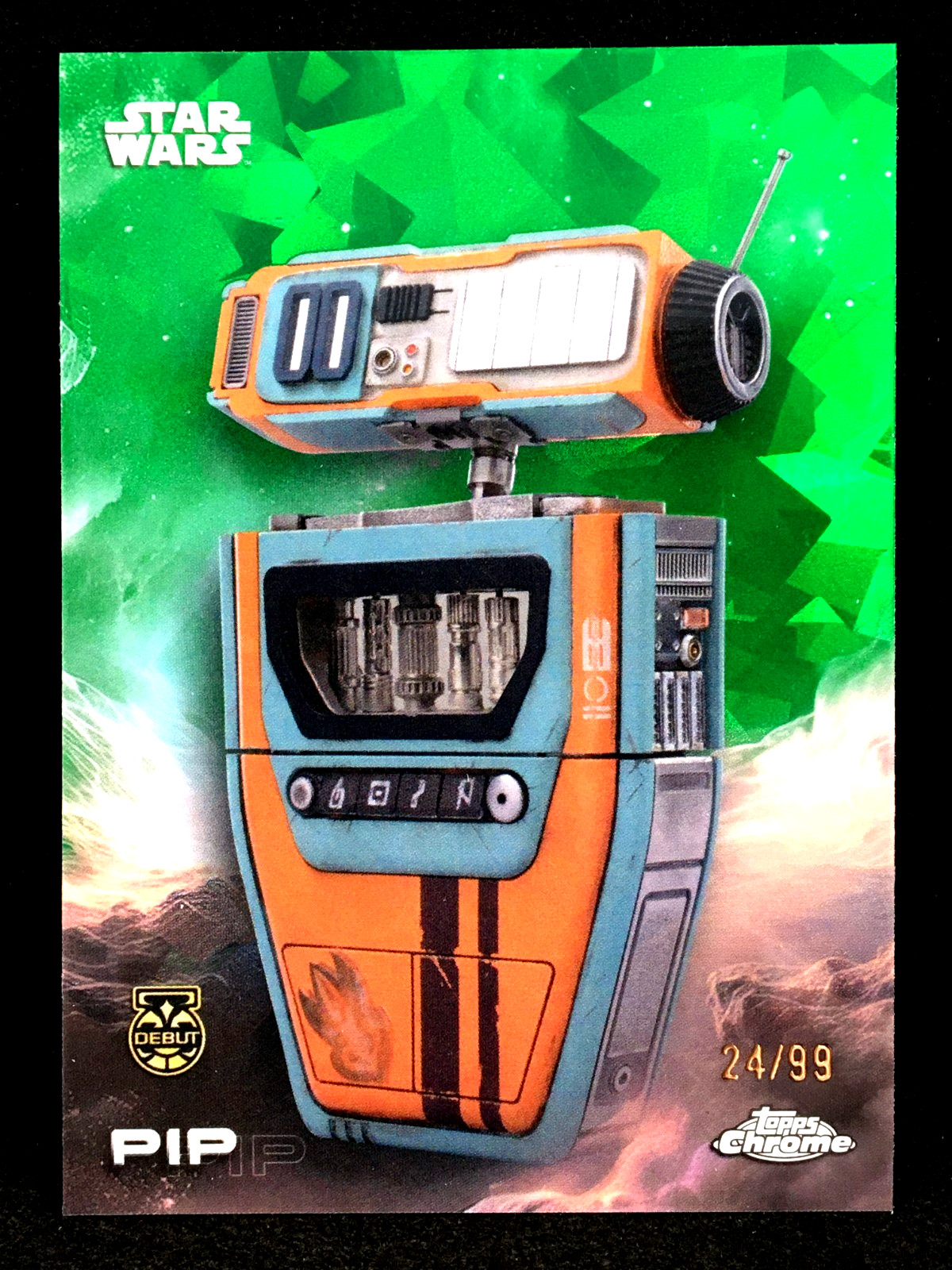 PIP 2025 Topps Chrome Sapphire Star Wars GREEN /99 Debut #143 The Acolyte