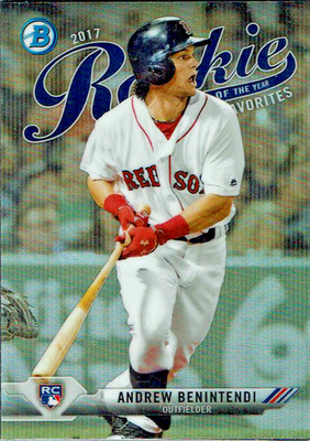 2017 Bowman - Chrome Roy Favorites Andrew Benintendi #ROYF-5 (RC)