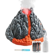 DINOBROS Volcano Toy for Kids 3-5, Mist-spouting 5x5x3 inches, Green