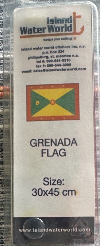 Island Water World Grenada Flag - 30 x 45 Centimeters