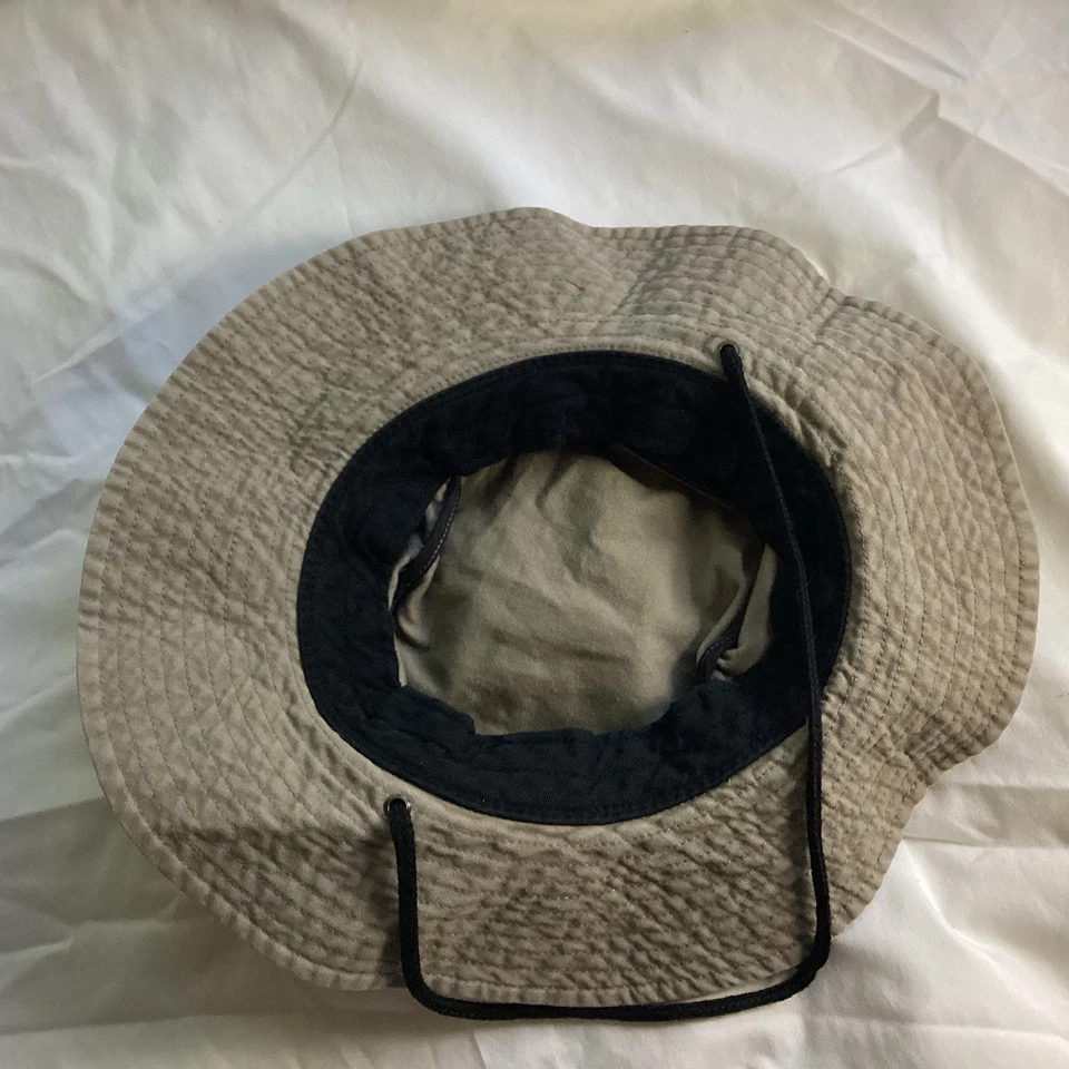 Quiksilver Logo Cubo Safari Playa Boonie Campamento Sombrero Correa para la barbilla Gorra para el sol Sombrero Caqui Foto 3 de 4