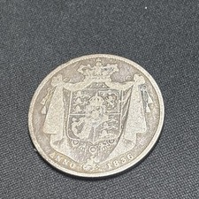 1836 William IV 4th Silver Halfcrown Half Crown Coin #252
