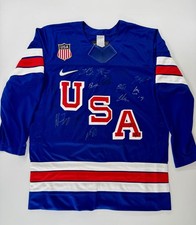 2026 USA GOLD MEDAL HOCKEY TEAM SIGNED JERSEY X16 SIGNATURES BECKETT FULL LOA!