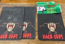 Taz Back Off Ford Chevy Truck Plasticolor Mud Flaps Splash Guards 12x18 2 Pair Taz Back Off Ford Chevy Truck Plasticolor Mud Flaps Splash Guards 12x18 2 Pair