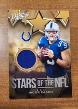 2021 Panini Prestige, Stars of the NFL Insert- Jacob Eason #SN-JE (Patch MEM)