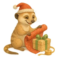 Funny Meerkat Car Sticker 9x9cm - Funny Animal Sticker for Car