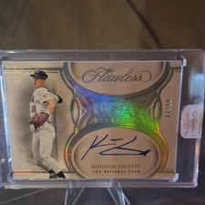 2025 Panini Flawless Signature Materials Konnor Griffin Rookie Auto Ruby /20 US…