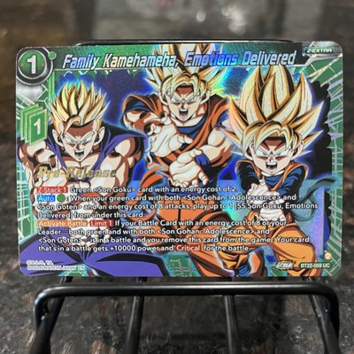 Family Kamehameha Emotions Delivered PRERELEASE Foil Dragon Ball Super Card | NM