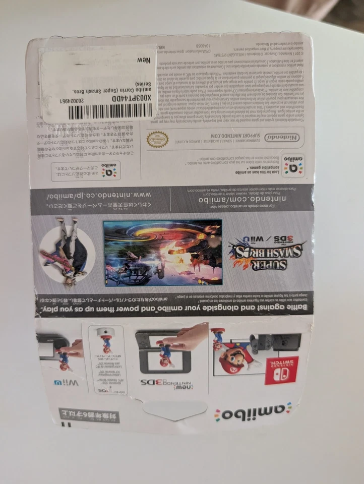 Figura Super Smash Bros Amiibo Nintendo Corrin, Caja Usada Foto 3 de 4