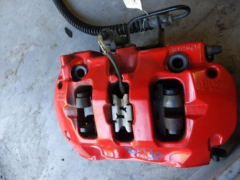 Pinça de driver traseira GTS pintada de vermelho compatível com 11-18 PORSCHE CAYENNE 757510 - Imagem 2 de 4