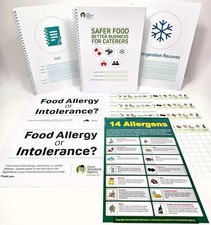 Safer Food Better Business 2025 – Hygiene Record Book & Safety Sign Pack
