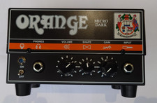 Orange Micro Dark 20W Guitar Valve Head Amplifier - Black (MICRODARK)