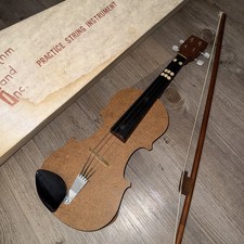 Vintage RARE Rhythm Band Inc Practice String Instrument w/ Box Violin  Bow 60  s