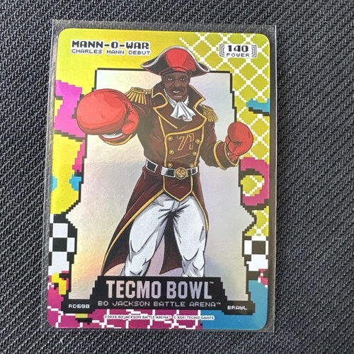 2026 Bo Jackson Battle Arena Mann-O-War Brawl 80's 8-bit Rad Battlefoil #RD698