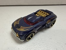 2011 HOT WHEELS GROWLER BLUE CAR WITH GOLD & BLUE CLEAN COMBINE SHIP