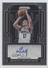 2021-22 Panini Prizm Rookie Signatures Marcus Zegarowski #RS-MAR Auto 0vc5
