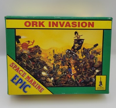 Ork Invasion Space Marine Epic Citadel Miniatures Games Workshop Open Complete