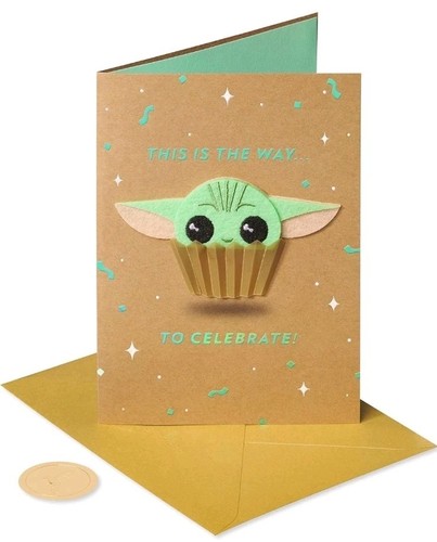 Papyrus Star Wars Birthday Card Yoda - Picture 4 of 5