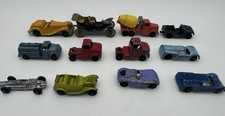 Lot Of 12 Tootsie Toys Metal Cars Chicago USA 1950s