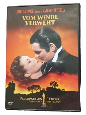 Vom Winde verweht DVD Liebesfilm Klassiker Clark Gable Vivien Leigh Oscar Drama