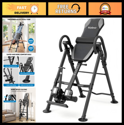 Inversion Table for Back Pain Relief - 2026 Model, Lumbar Support, Easy Assembly