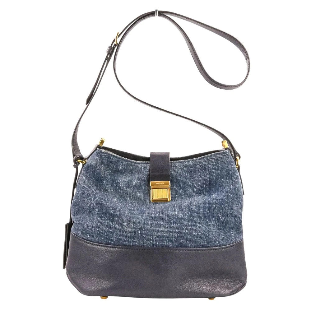 Miu Miu Tote Denim Exterior Bags & Handbags for Women for sale | eBay