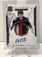 2017-18 Upper Deck The Cup Signature Materials Auto Cam Atkinson /99