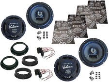 Hifonics Boxen Set für VW Passat B7 B8 Bj 10-20 Tür vorne hinten Dämmmatte 360 W