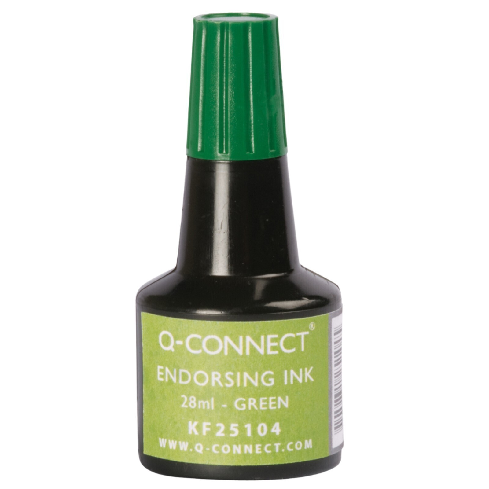Q-Connect Endorsing Ink for Stamp Pads - 28ml - Black (KF25105) - Image 4