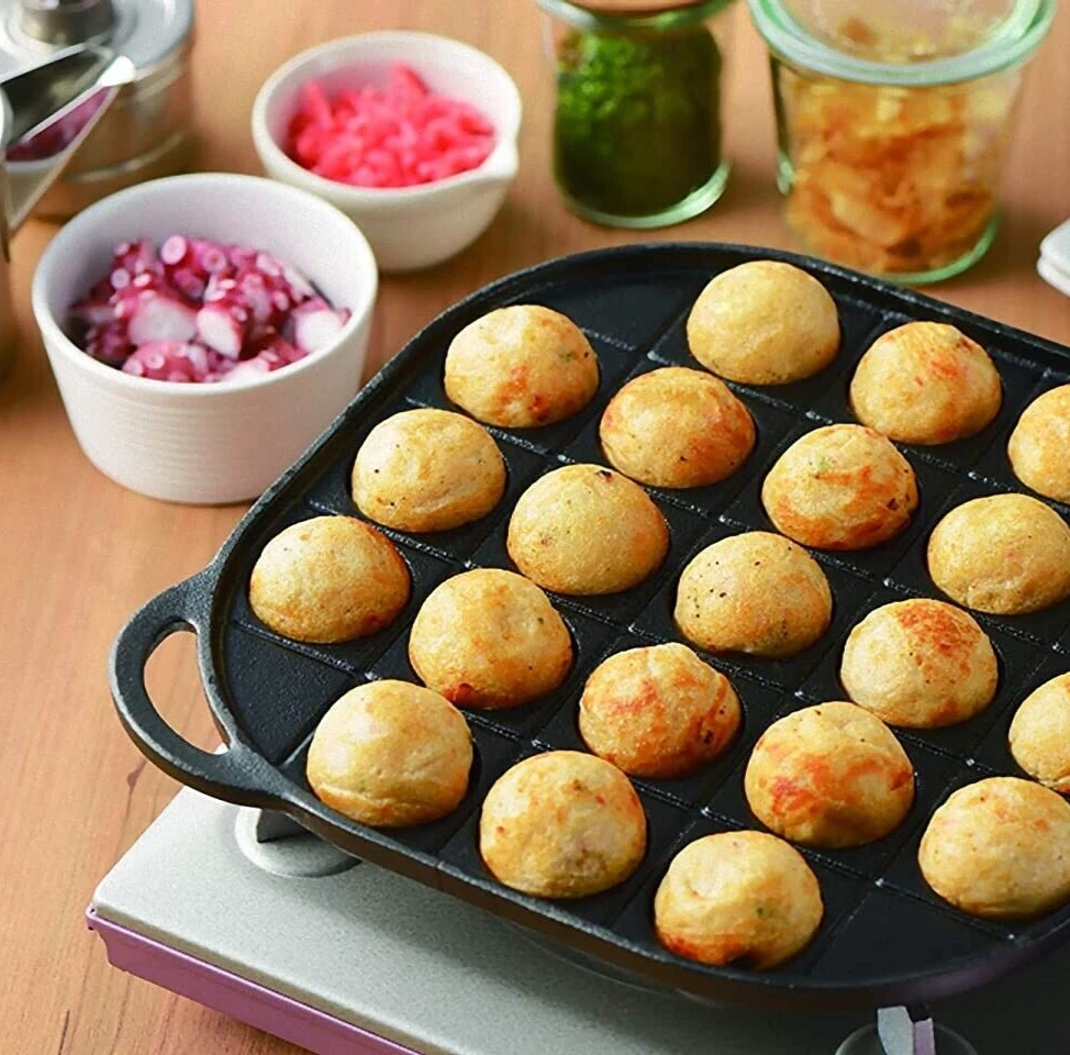 Takoyaki grill pan top