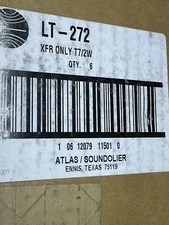 Atlas LT-272 Transformer (1 Box of 6) NOS Sealed from Atlas Sound Free Shipping!