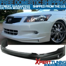 Front Bumper Lip Spoiler Fits 08-10 Honda Accord V6 - Mugen Type PU