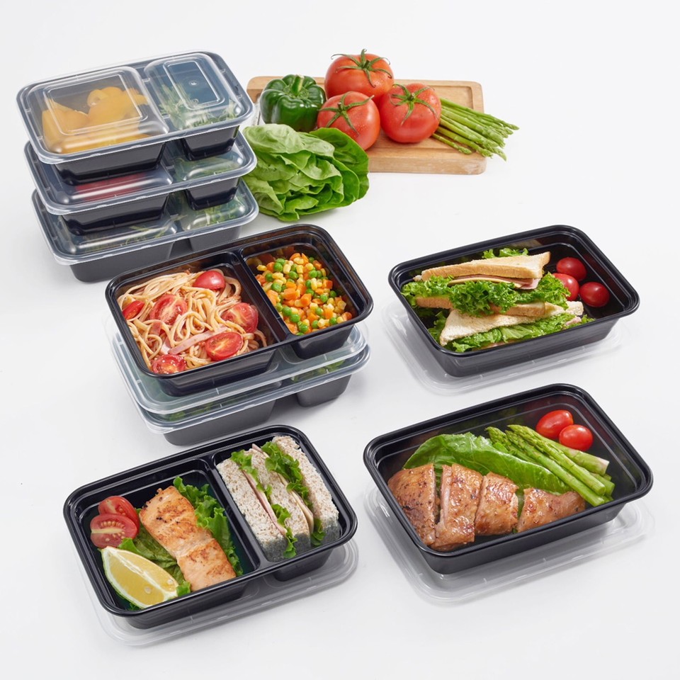 60 Piece Meal Prep Food Storage Containers eBay