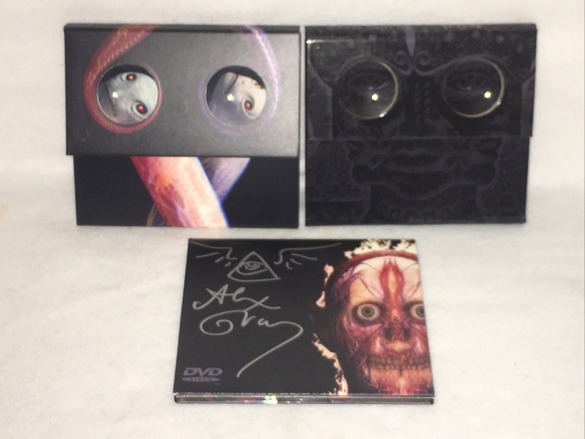 Rare Lot Of 3 Alex Grey SIGNED Tool CD DVD 10,000 Days Parabola