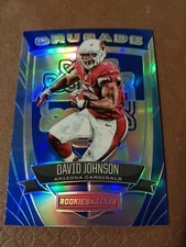 2017 DAVID JOHNSON PANINI PRIZM CRUSADE NFL CARD #4 ARIZONA CARDINALS TEXANS