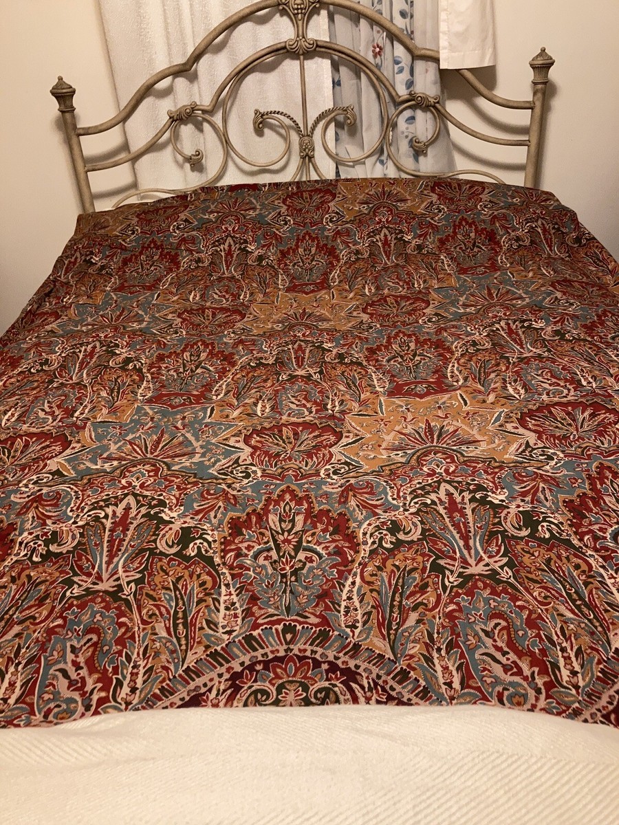 Ralph Lauren Equestrian Paisley Twin Duvet Cover Multicolor