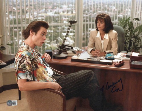 Courteney Cox Signed 11x14 Photo Ace Ventura Authentic Autograph Beckett COA